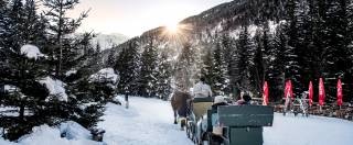 Pferdekutschfahrt im Winter Gasteinertal