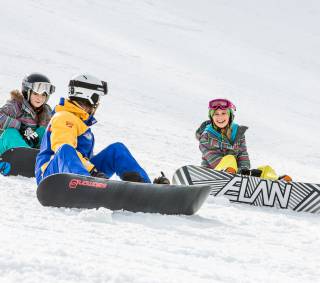 Snowboarding Snowpark Gastein